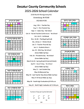 District Calendar 2025-2026