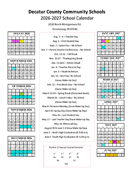 District Calendar 2026-2027